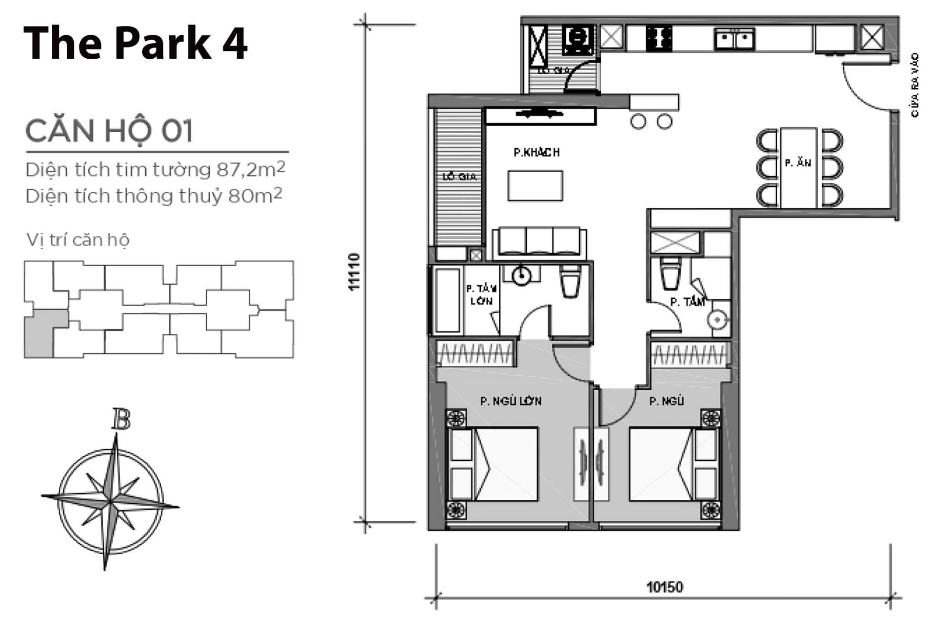 Thông tin Layout P4-01