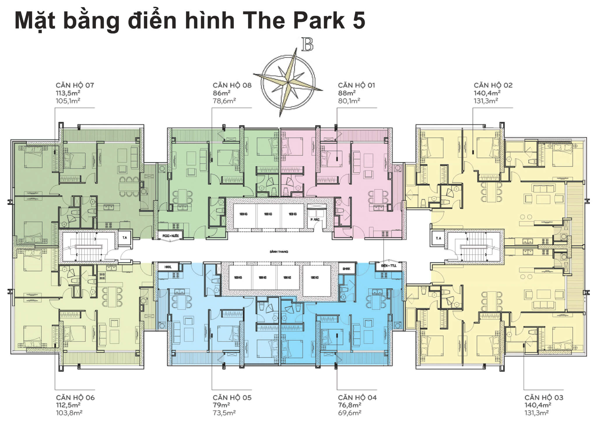 Layout Park 5 - Vinhomes Central Park