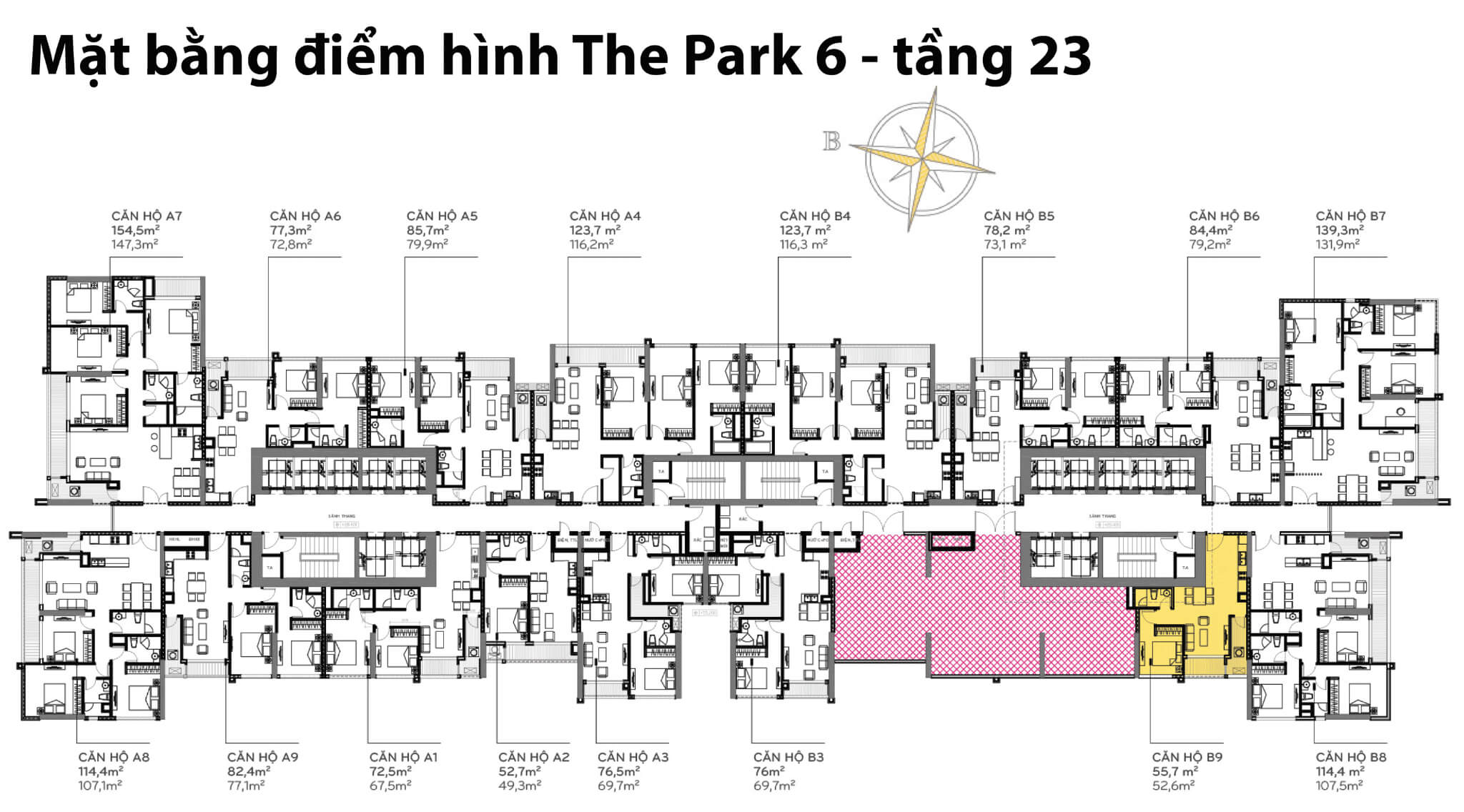 Layout Park 6 tầng 23