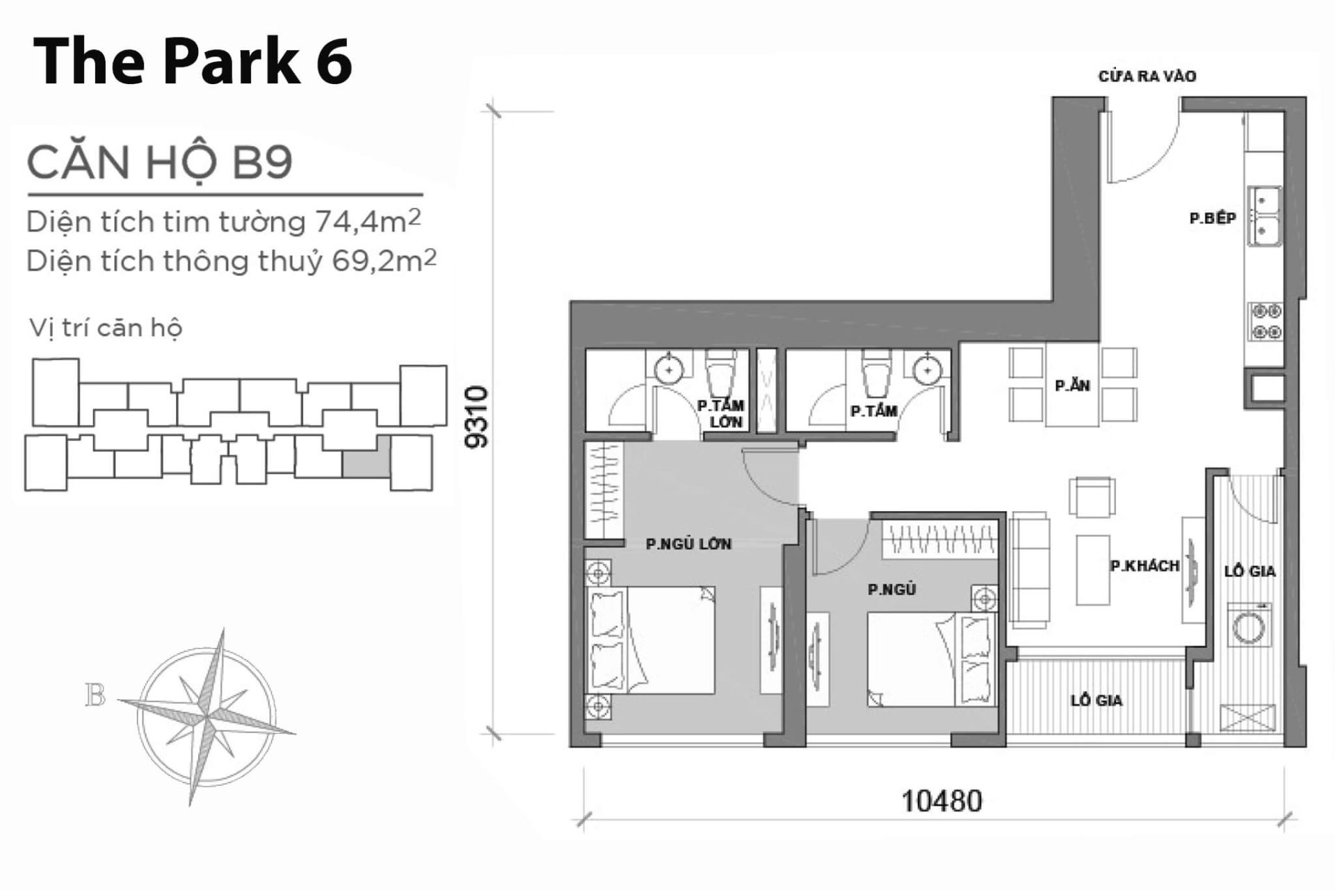 Thông tin Layout P6B-09