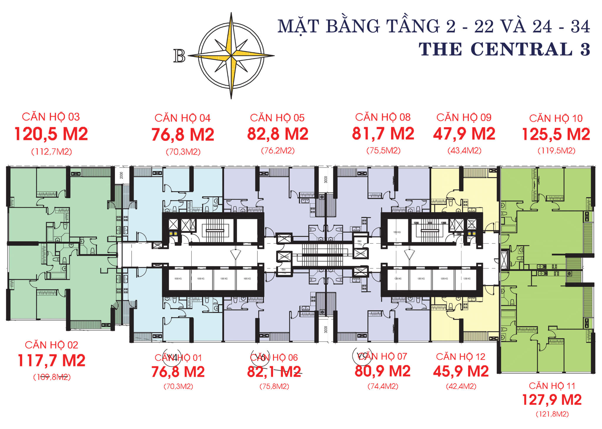 Layout Central 3 - Vinhomes Central Park